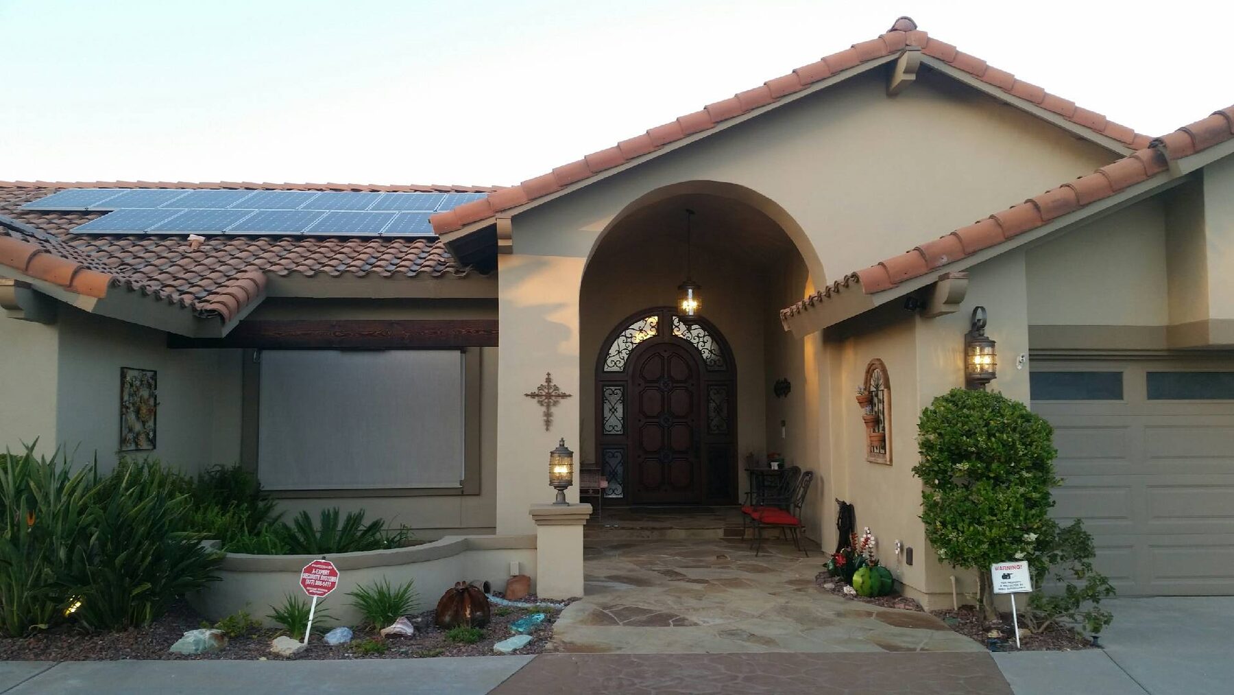 Exterior Repaint & New Siding before work began